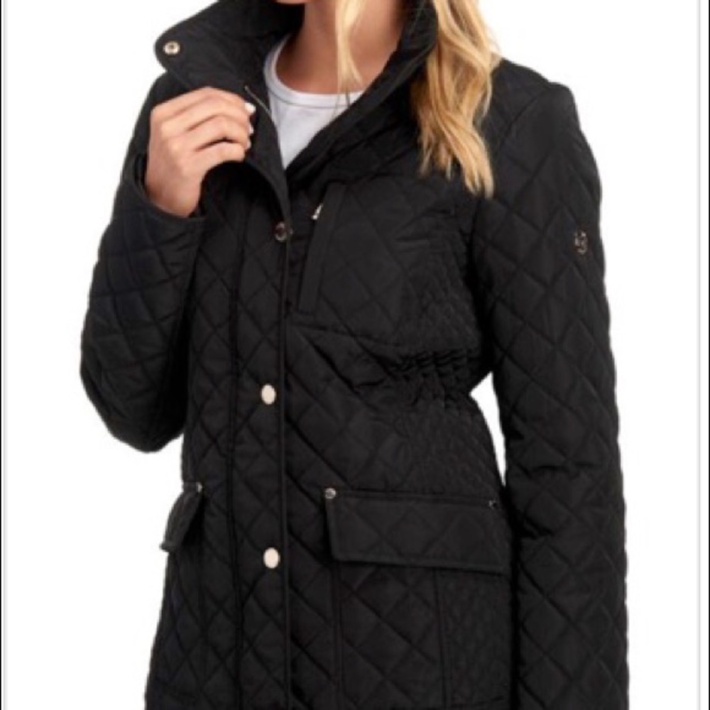 Michael Kors Black Puffy Coat